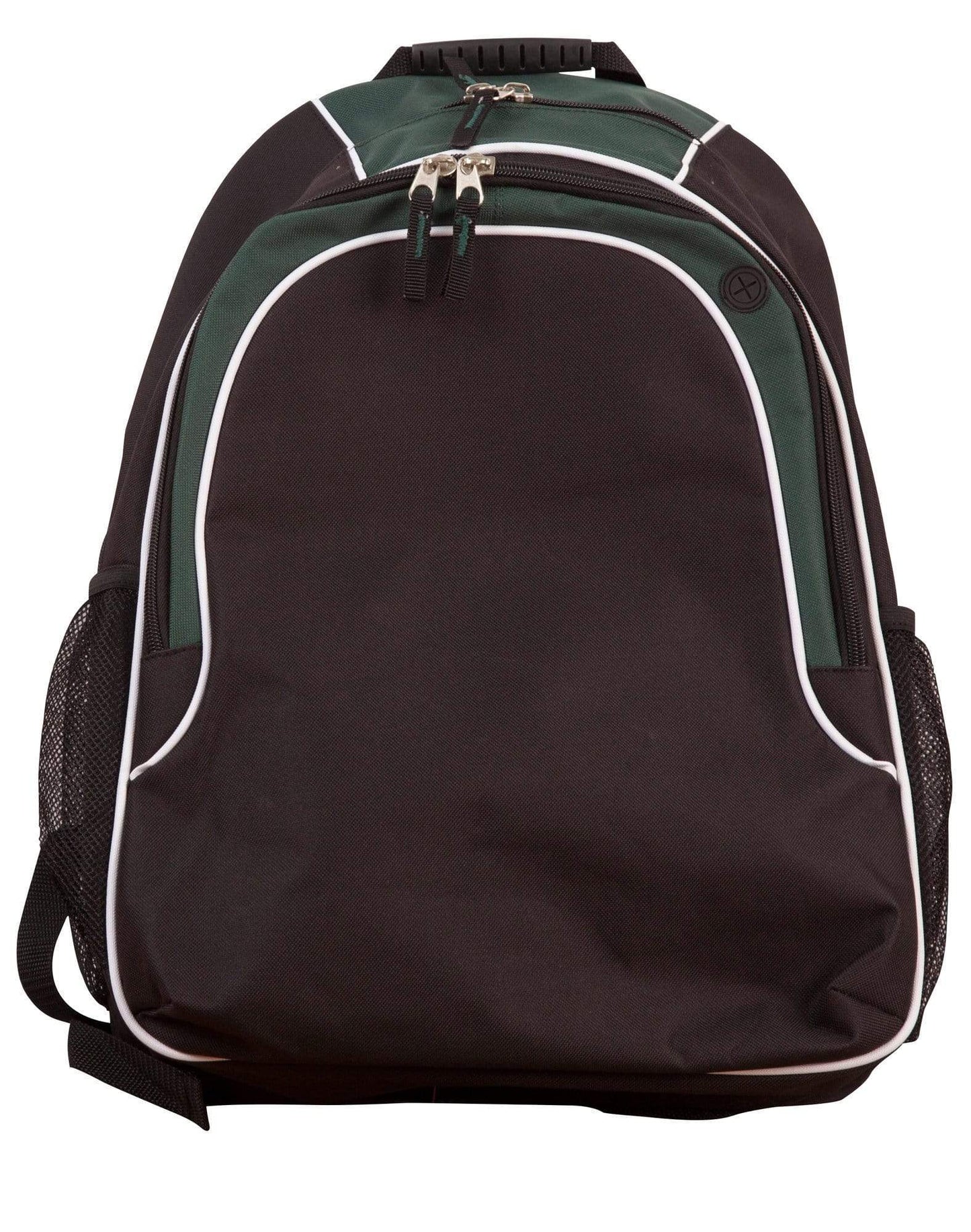 WINNER BACKPACK B5020 Active Wear Winning Spirit Black/White/ Bottle "(w)35.5cm (h) 43cm (d)15.5cm Capacity: 23 Litres"