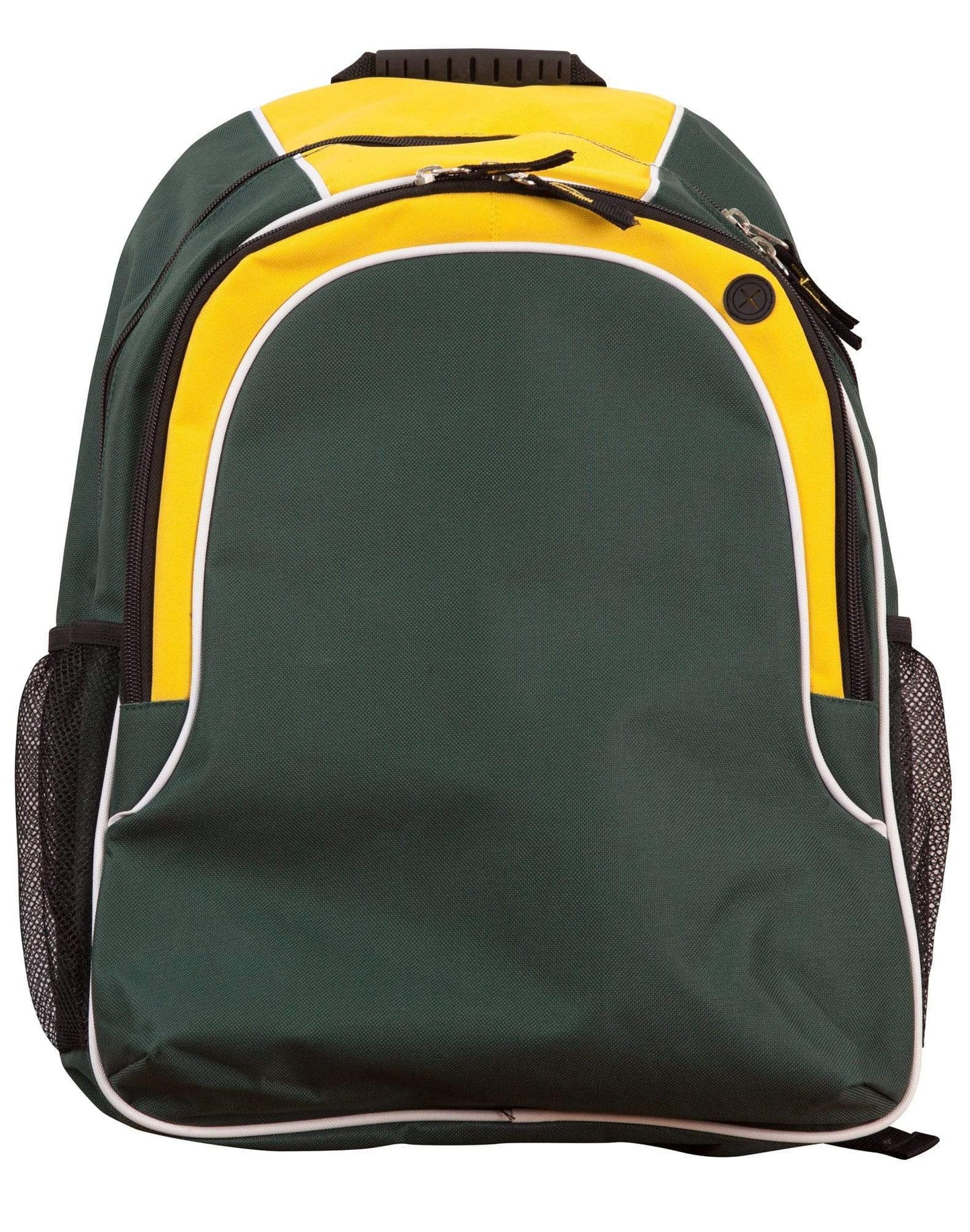 WINNER BACKPACK B5020 Active Wear Winning Spirit Bottle/White/Gold "(w)35.5cm (h) 43cm (d)15.5cm Capacity: 23 Litres"
