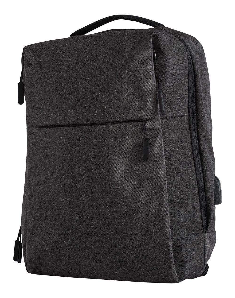 Winning Spirit Executive Heather Backpack B5006 Active Wear Winning Spirit Marl Charcoal 29cmx41.5cmx16cm