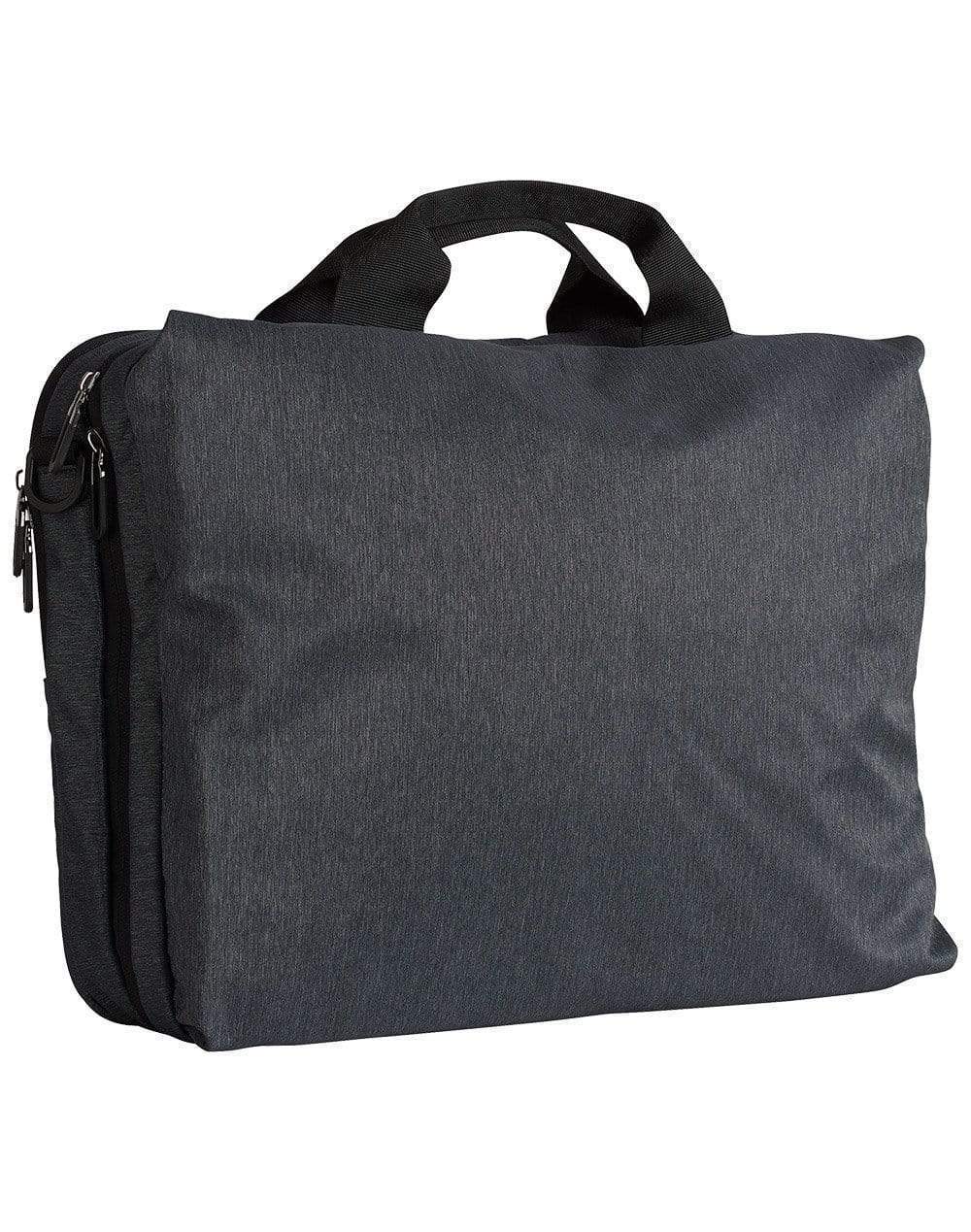 Winning Spirit Leyton Utility Heather Laptop Bag B5005 Active Wear Winning Spirit Marl Charcoal 30cmx41.5cmx12cm
