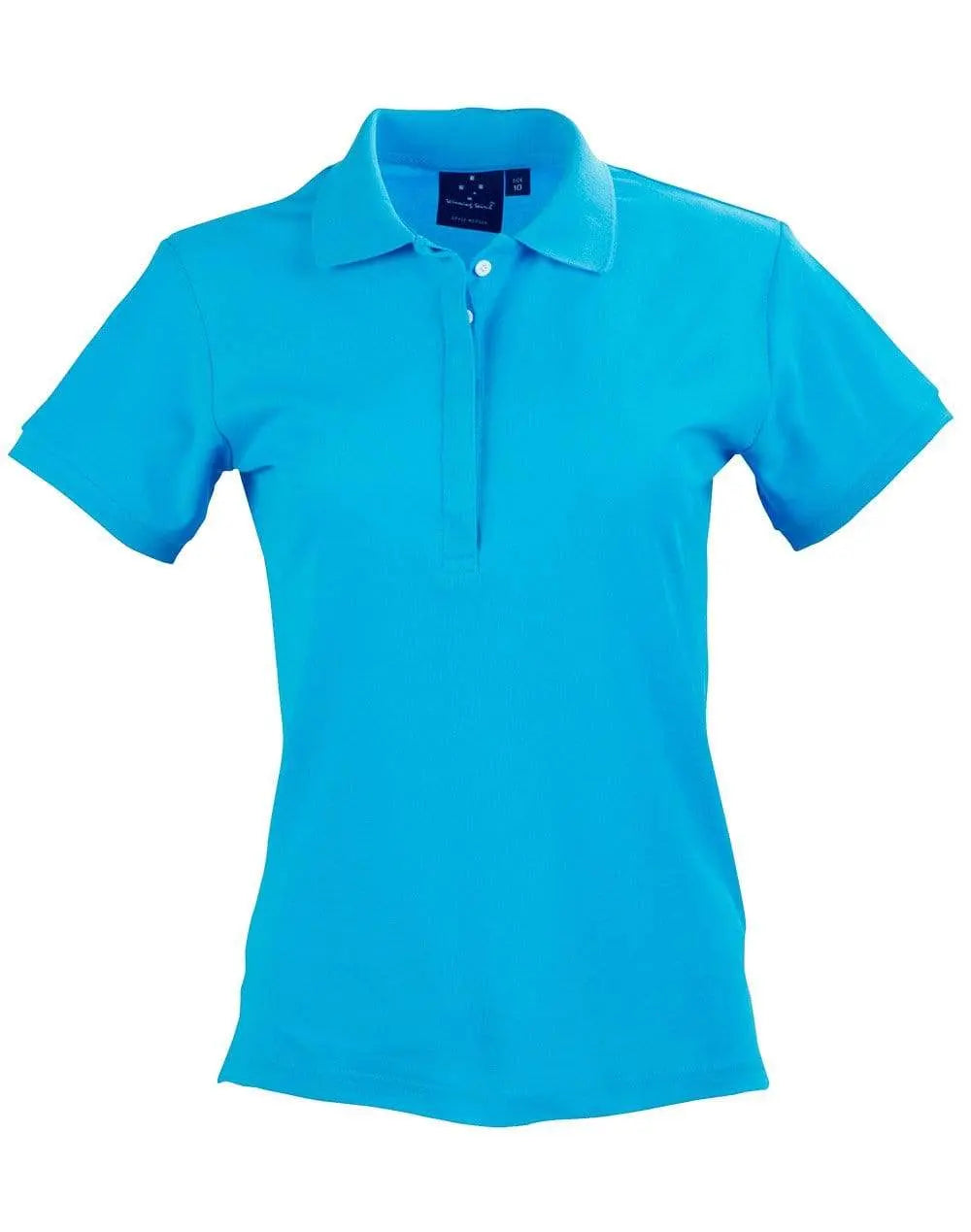 Connection Polo Ladies' Ps64 Casual Wear Winning Spirit Aqua Blue 8