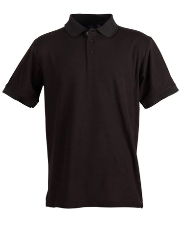 Connection Polo Men's Ps63 Casual Wear Winning Spirit Black S