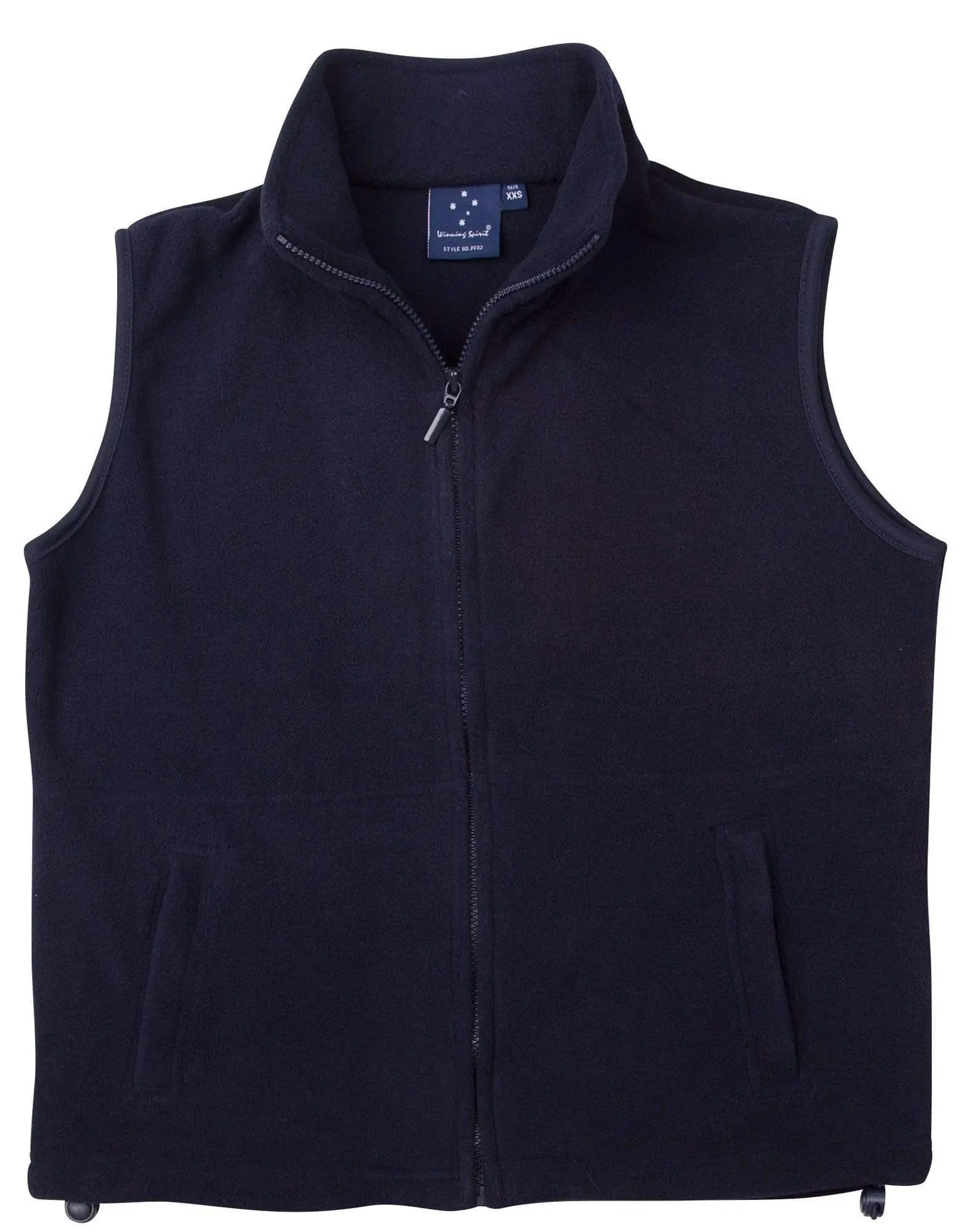Freedom Polar Fleece Vest- Unisex Pf02 Casual Wear Winning Spirit Navy/Navy 2XS