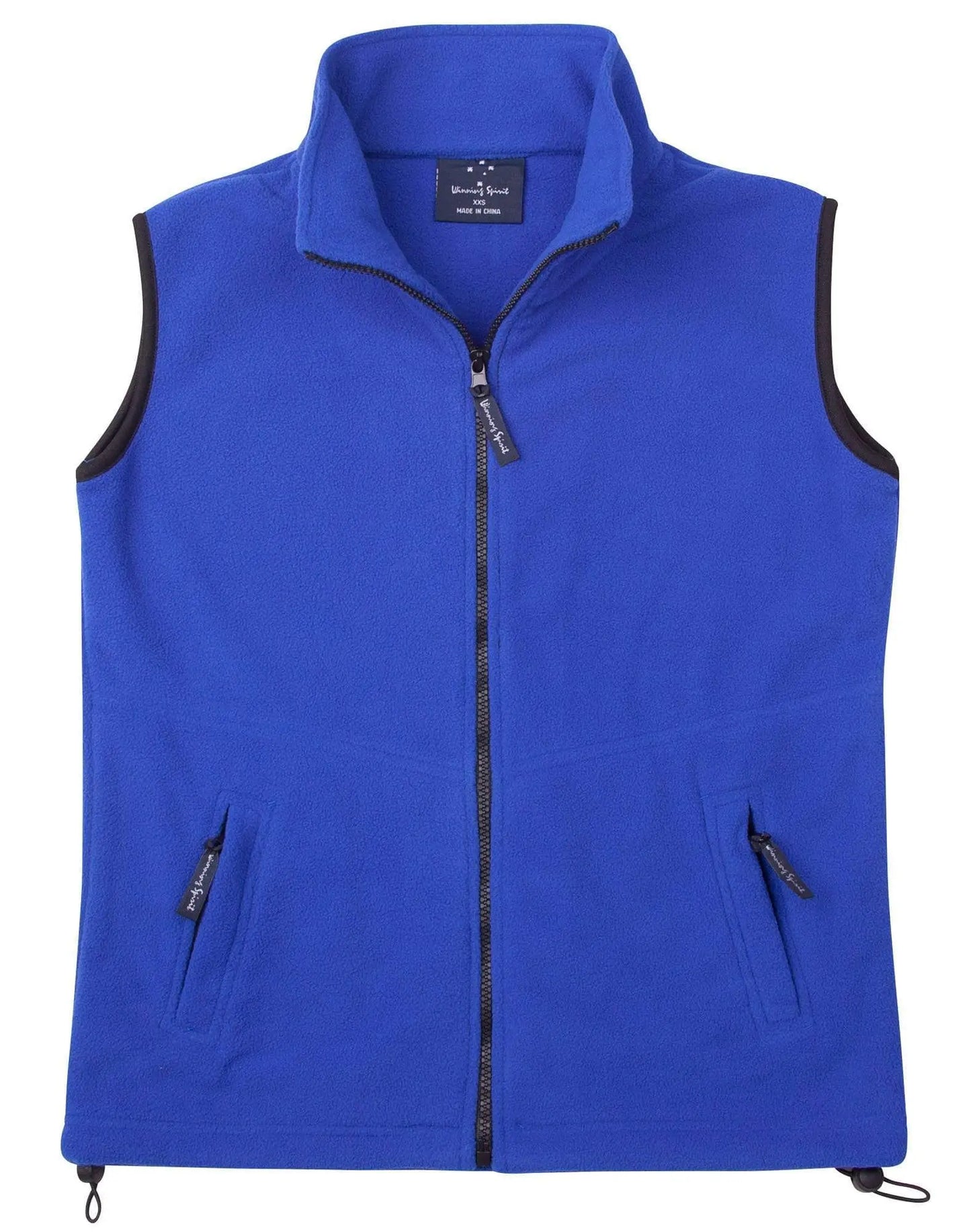 Freedom Polar Fleece Vest- Unisex Pf02 Casual Wear Winning Spirit Royal/Black 2XS