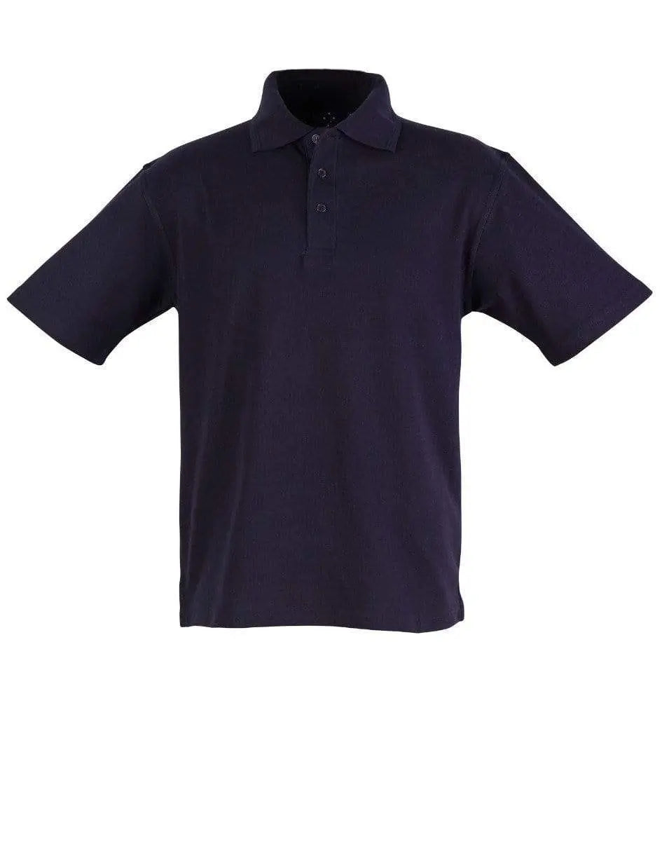 Winning Spirit Traditional Polo Shirt Unisex PS11 Casual Wear Winning Spirit Navy XS