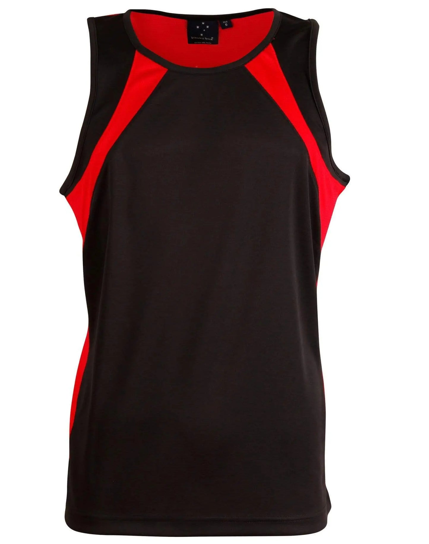 Sprint Singlet Men's Ts73 Casual Wear Winning Spirit Black/Red S