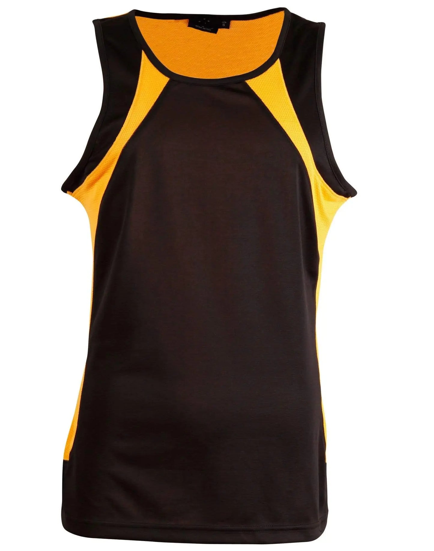 Sprint Singlet Men's Ts73 Casual Wear Winning Spirit Black/Gold S
