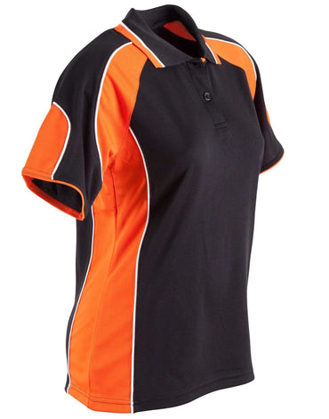 Winning Spirit Alliance Polo Ladies Ps62 Casual Wear Winning Spirit Black/Orange 8