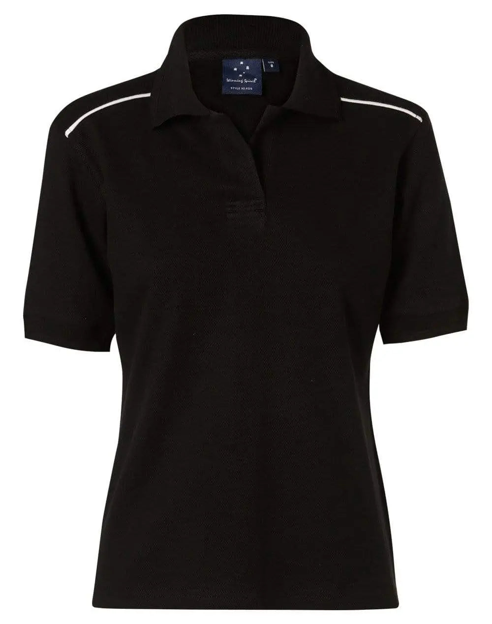 Winning Spirit Cambridge Polo Ladie's Ps26 Casual Wear Winning Spirit Black/White 8