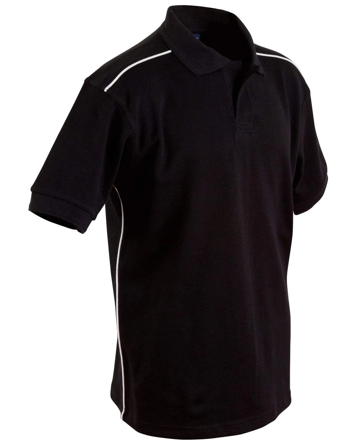 Winning Spirit Cambridge Polo Men's Ps25 Casual Wear Winning Spirit Black/White S