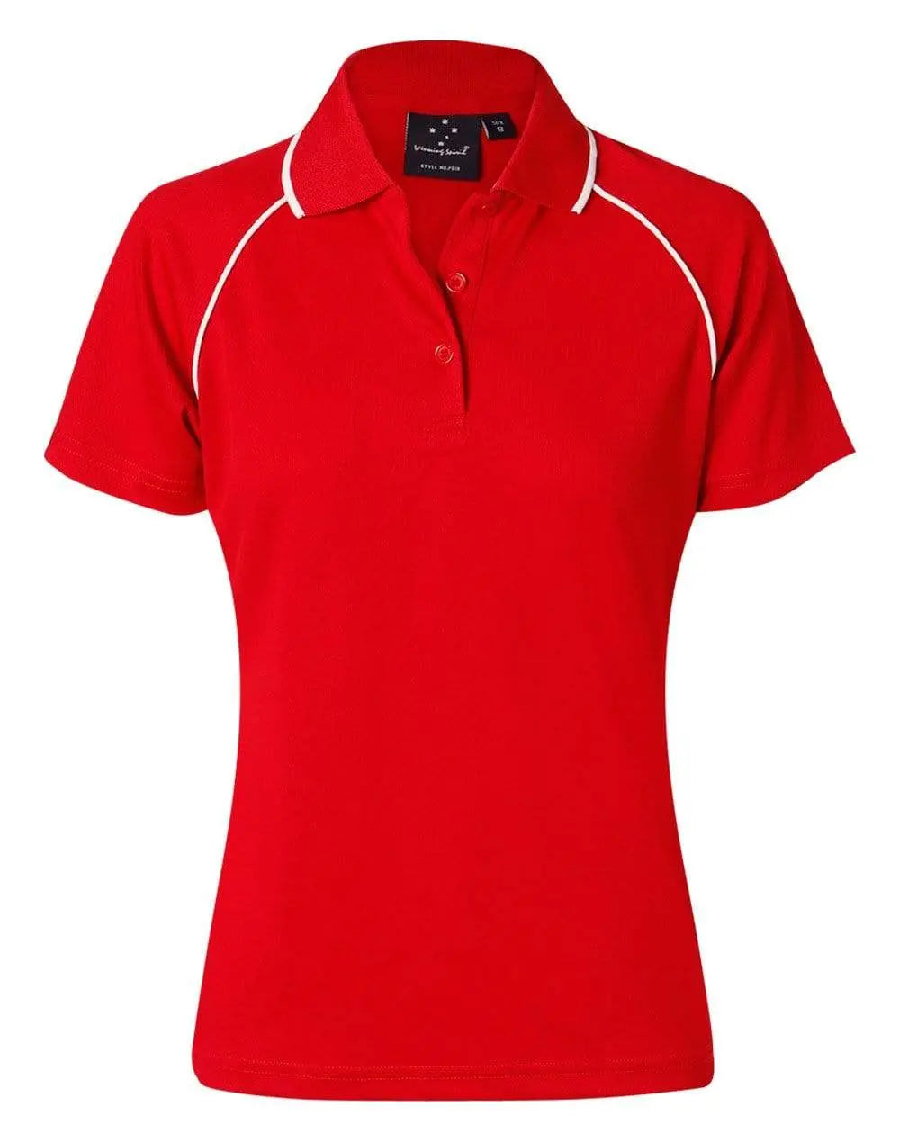 WINNING SPIRIT CHAMPION POLO Ladies' PS19 Casual Wear Winning Spirit Red/White 8
