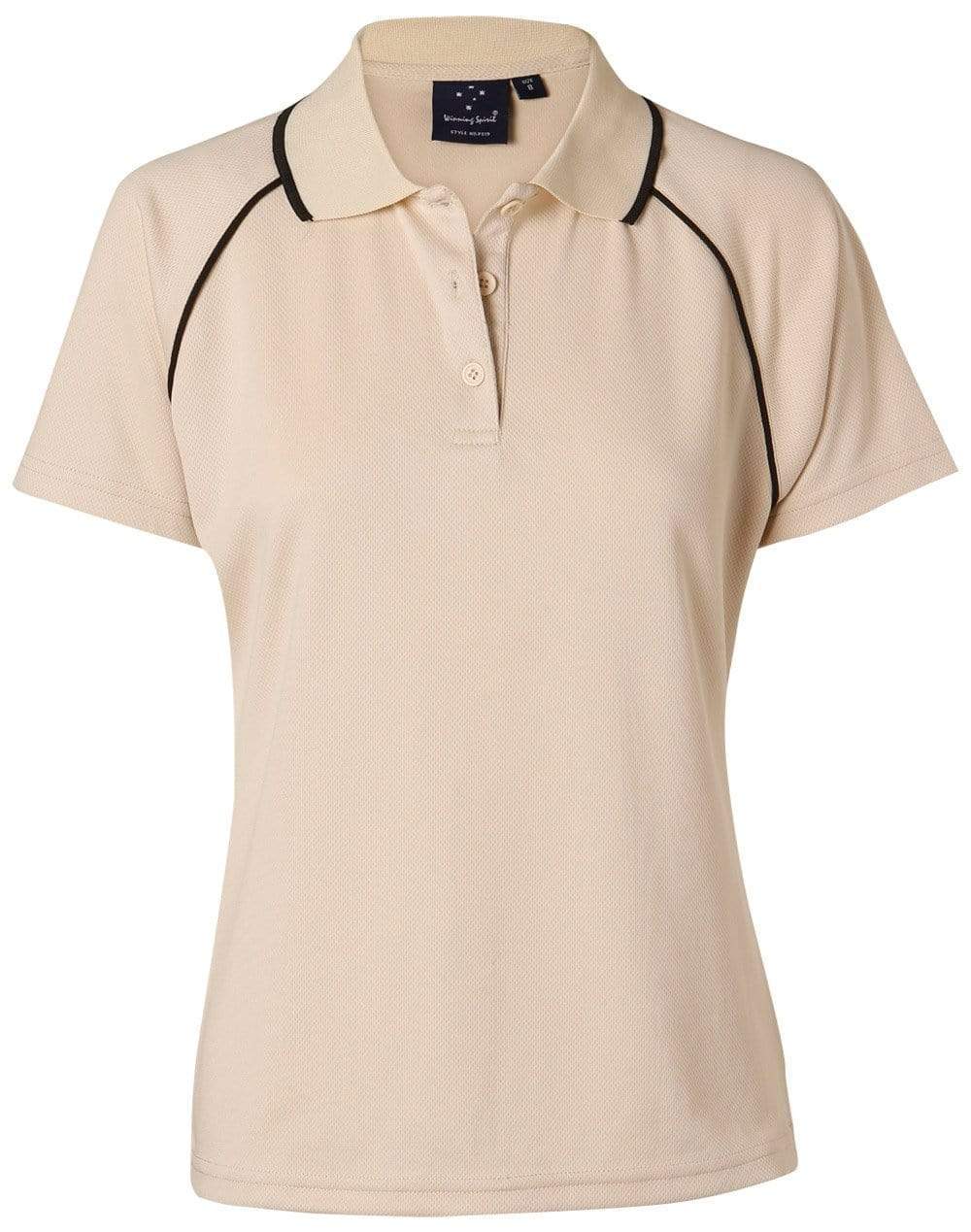 WINNING SPIRIT CHAMPION POLO Ladies' PS19 Casual Wear Winning Spirit Stone/Black 8