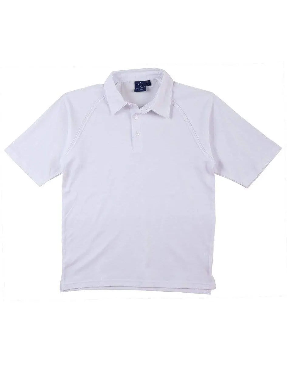 Winning Spirit Cricket Polo Long Sleeve Kids' Ps29kl Casual Wear Winning Spirit White 6K