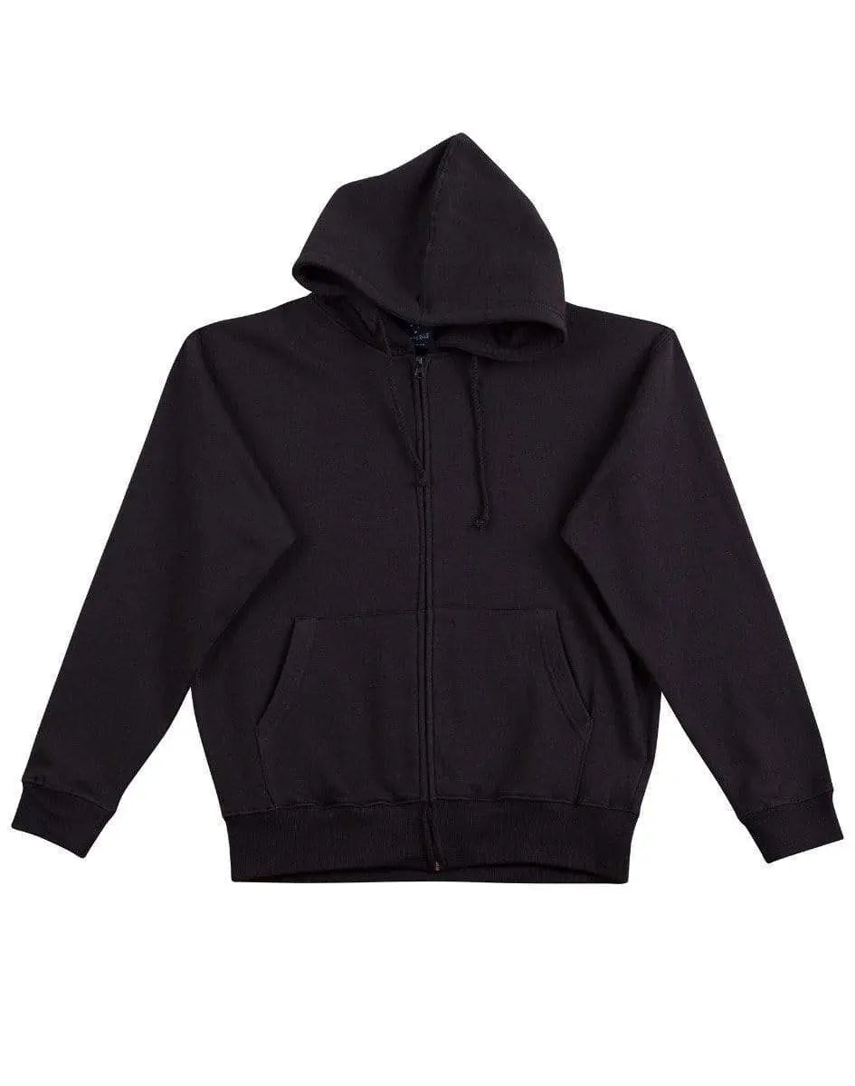 Winning Spirit Double Bay Hoodie Kids' Fl03k Casual Wear Winning Spirit Black 6K