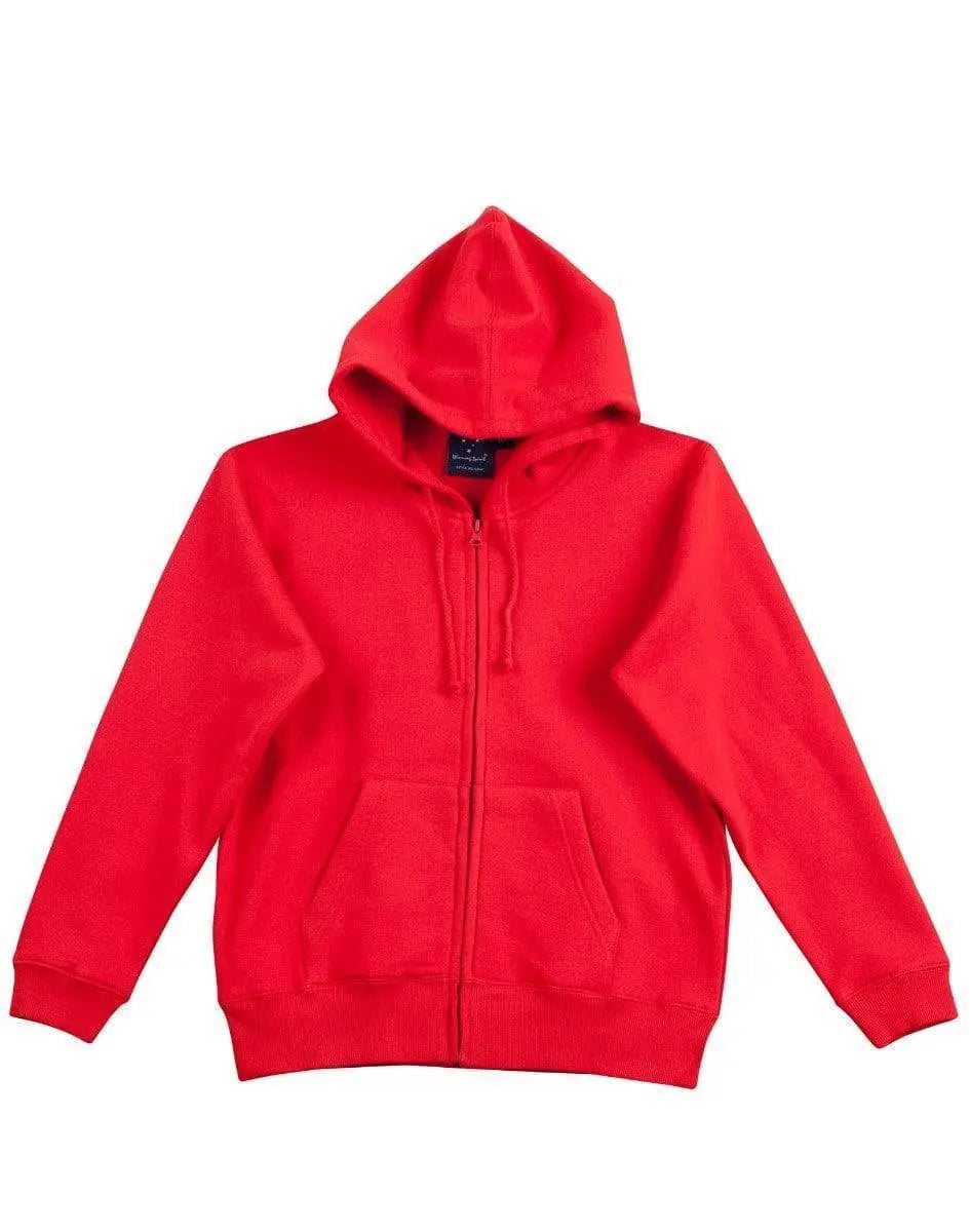 Winning Spirit Double Bay Hoodie Kids' Fl03k Casual Wear Winning Spirit Red 6K
