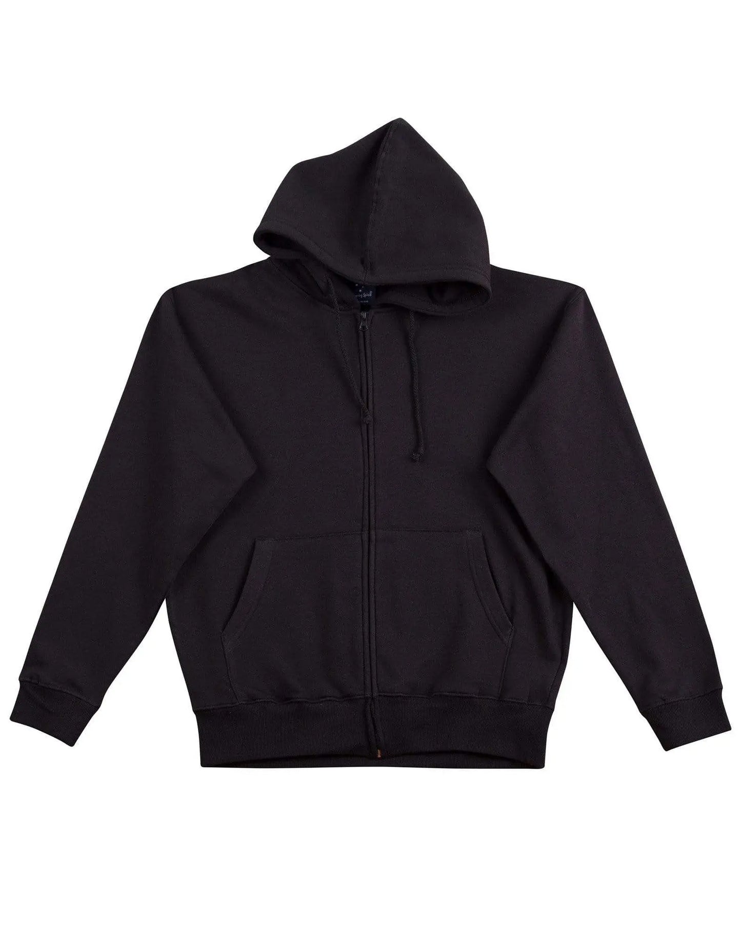 Winning Spirit Double Bay Hoodie Men's Fl03 Casual Wear Winning Spirit Black S