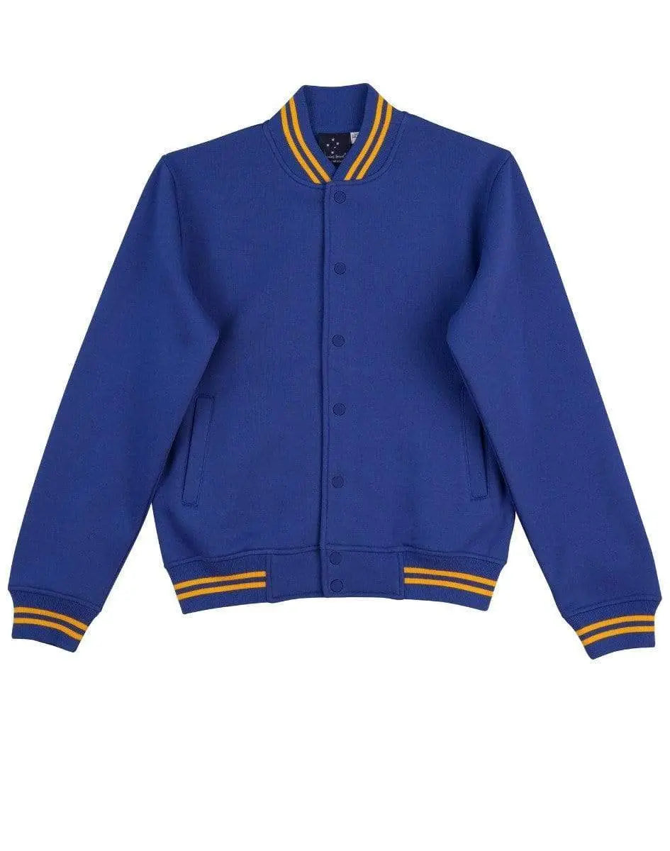 Winning Spirit Fleece Letterman - Unisex Fl11 Casual Wear Winning Spirit Royal/Gold XXXS