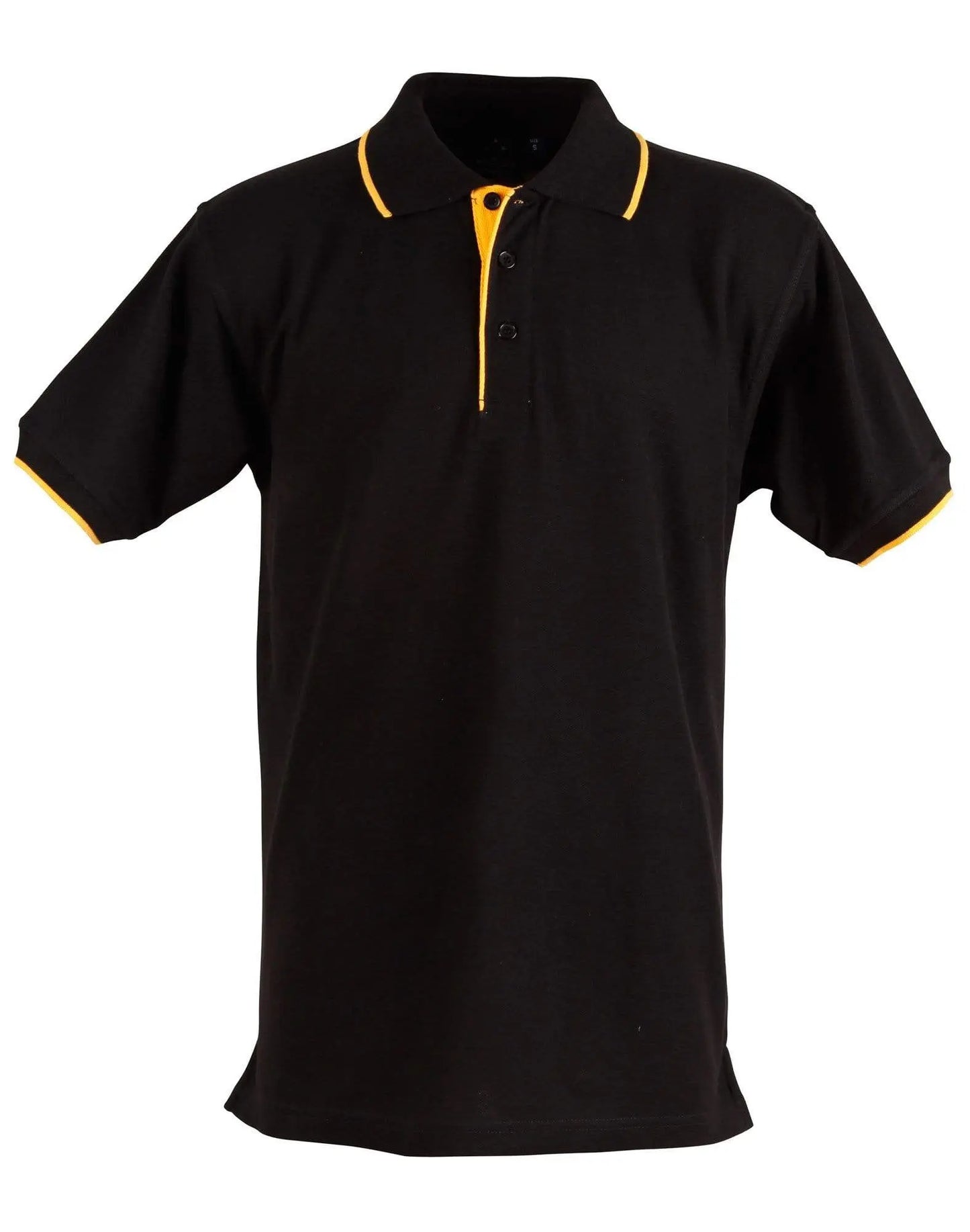Winning Spirit Liberty Polo Men's Ps08 Casual Wear Winning Spirit Black/Gold S