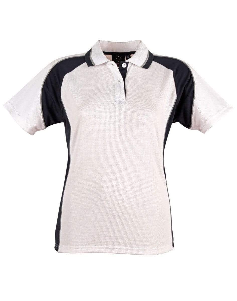 Winning Spirit Mascot Polo Men's Ps49 Casual Wear Winning Spirit White/Navy XS