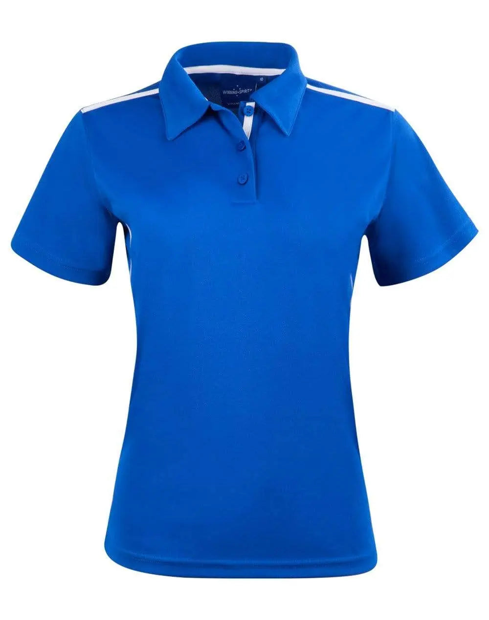 Winning Spirit PS84 STATEN POLO SHIRT Ladies Casual Wear Winning Spirit Royal/White 6