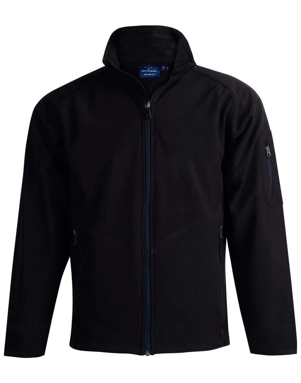 WINNING SPIRIT Softshell Jacket Men's JK23 Casual Wear Winning Spirit Black S