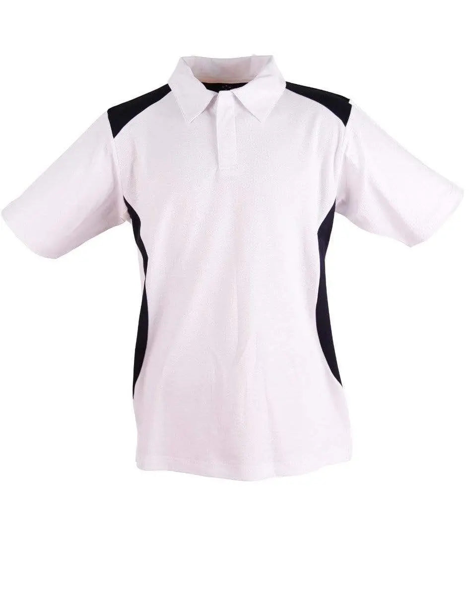 WINNING SPIRIT WINNER POLO Kids PS31K Casual Wear Winning Spirit White/Navy 4K