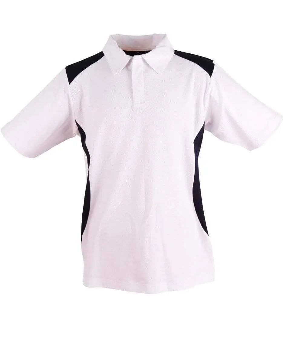 WINNING SPIRIT WINNER POLO Kids PS31K Casual Wear Winning Spirit White/Black 4K
