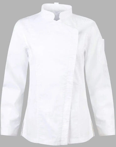 Winning Spirit Ladies Functional Chef Jackets Cj04 Hospitality & Chefwear Winning Spirit White 2XS