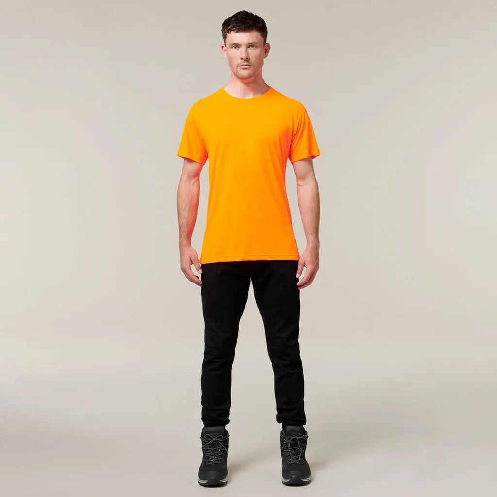 Hard Yakka 3056 Short Sleeve Neon Tee Y19575 Hard Yakka