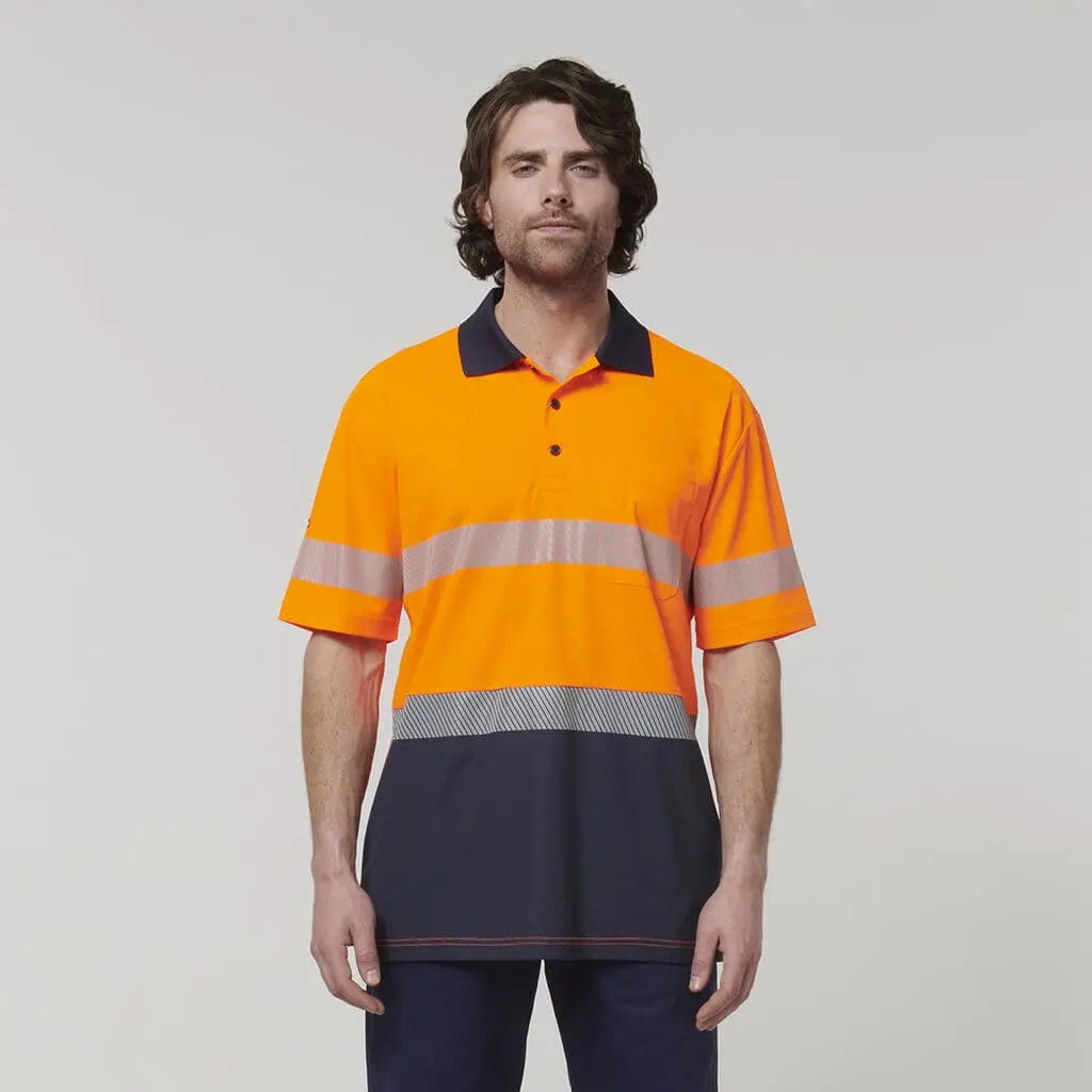 Hard Yakka Men's Short Sleeve Taped Polo Shirt Y19618 Hard Yakka
