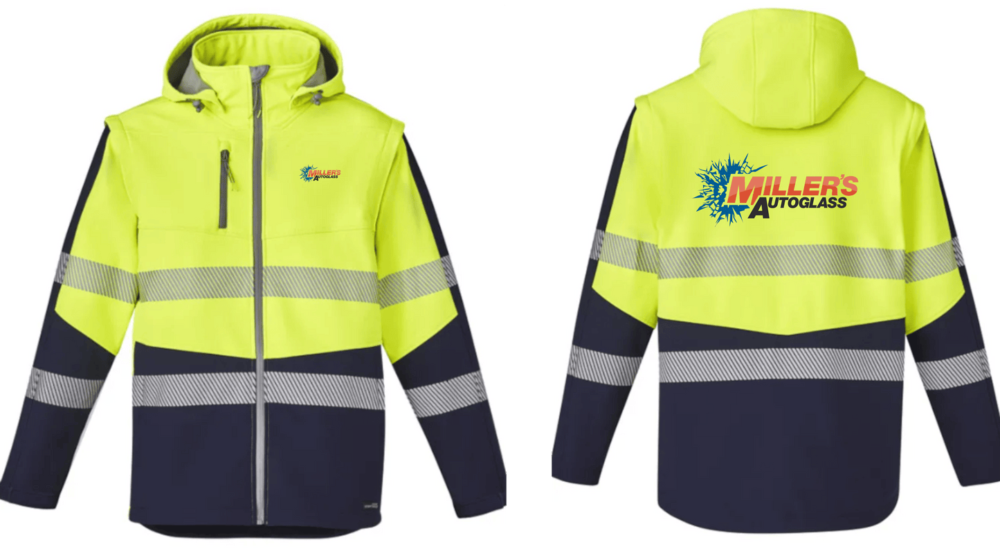 Millers Autoglass Unisex 2 in 1 Stretch Softshell Jacket ZJ453
