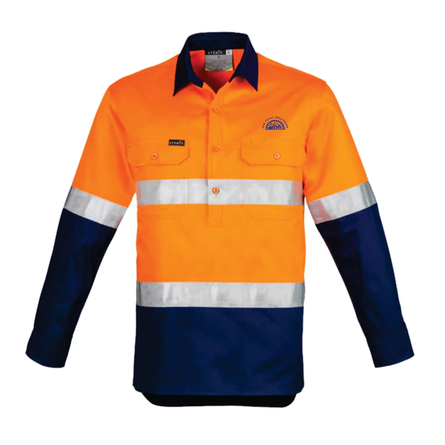 P&E Total Solutions Uniforms Men's Closed Front Shirt PETW550 pet