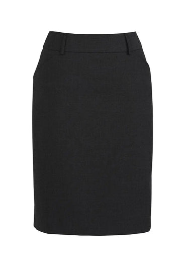 Biz Corporates Womens Multi Pleat Skirt 24015 Corporate Wear Biz Corporates 4 Black