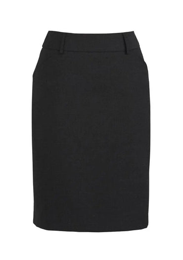 Biz Corporates Womens Multi Pleat Skirt 24015 Corporate Wear Biz Corporates 4 Black