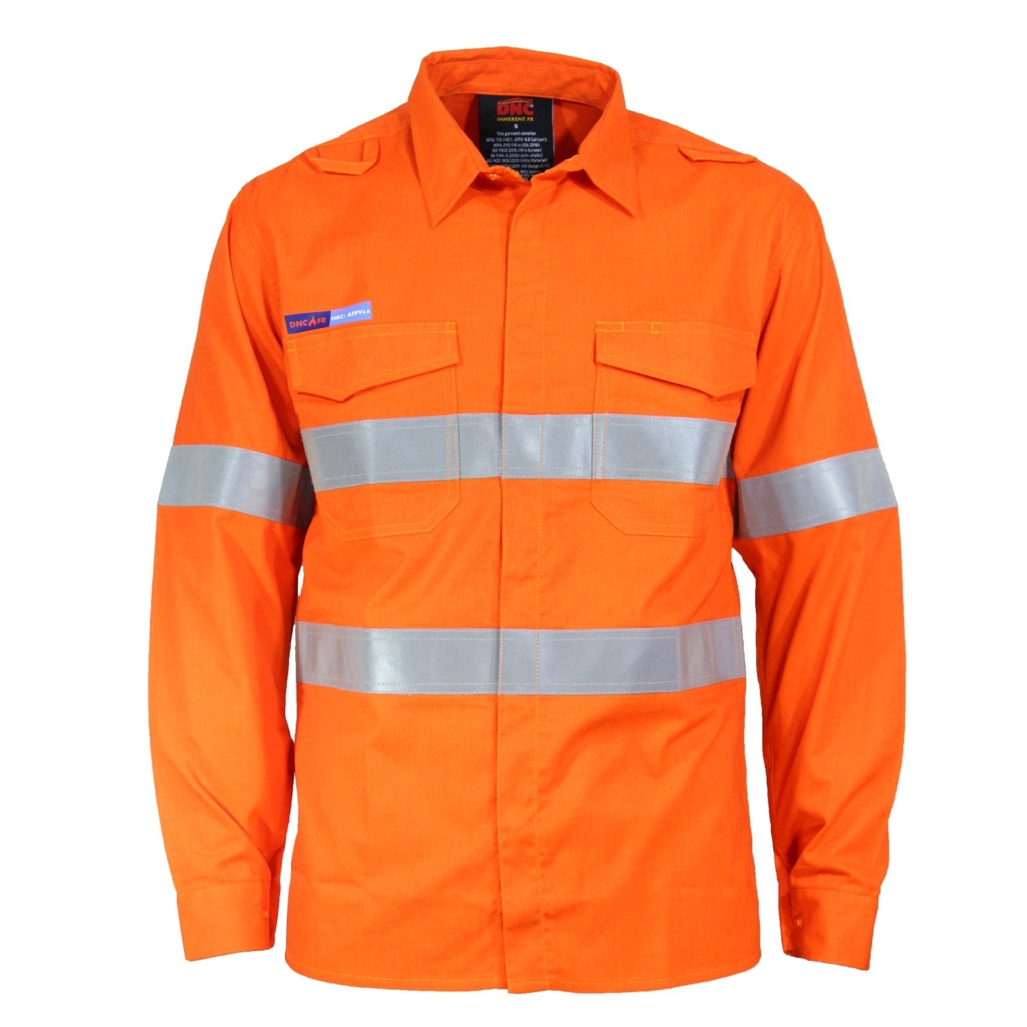 Flamearc HRC1 Day Night FR Shirt 3446 Work Wear DNC Workwear Orange XS 