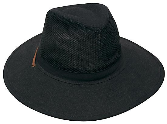 Headwear Safari Cotton Twill Hat X12 - 4277 Cap Headwear Professionals Black S 