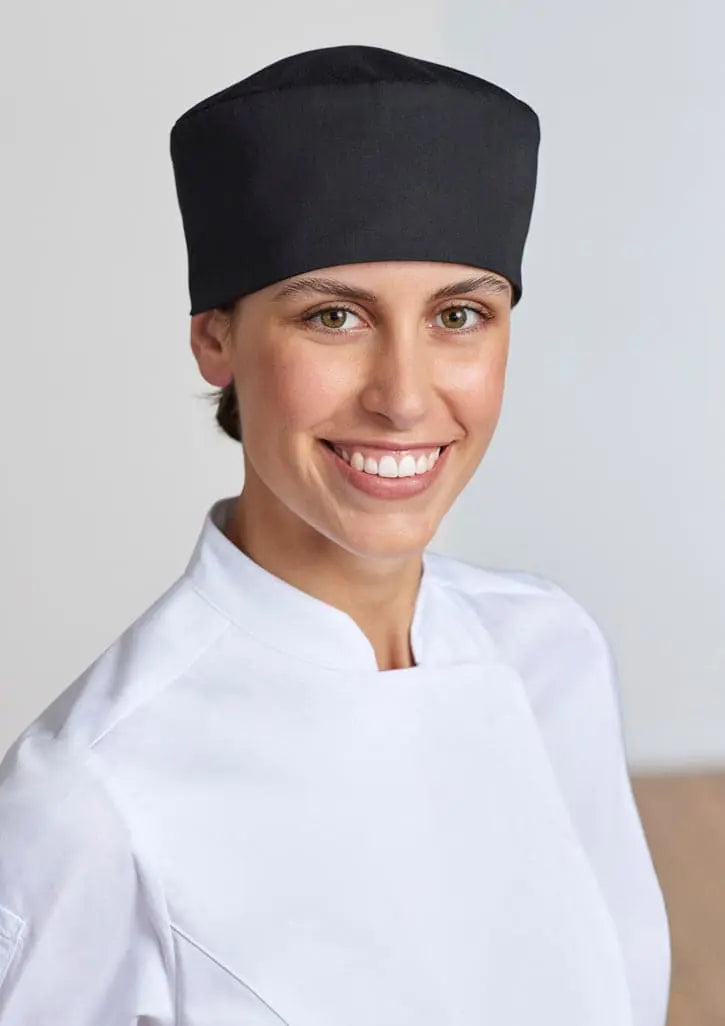 Biz Collection Mesh Flat Top Chef Hat CH333 Hospitality & Chefwear Jb's Wear