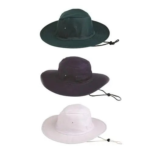 Pro Choice Poly / Cotton Sun Hat (Blue / Green / White) - CSH PPE Pro Choice S/55CM