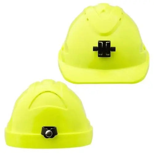Pro Choicehard Hat (V9) - Unvented, 6 Point Ratchet Harness C/w Lamp Bracket PPE Pro Choice YELLOW