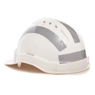 Pro Choice Hard Hat Reflective Tape - Curved (10 Per Sheet) - HHRTC PPE Pro Choice