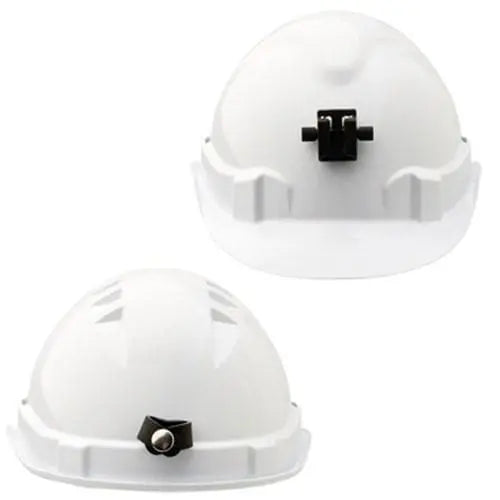 Pro Choice Hard Hat (V6) - Vented, 6 Point Push-lock Harness C/w Lamp Bracket X 20 - HHV6LB PPE Pro Choice WHITE