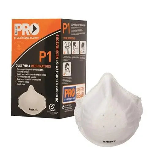 Pro Choice Respirator P1, No Valve PC301 (20 pack) PPE Pro Choice