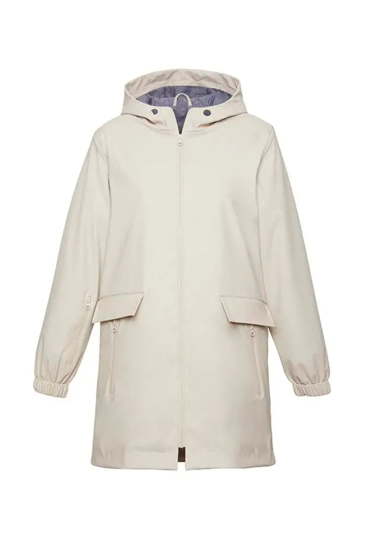 Biz Corporates Womens Celeste Lined Overcoat RC971L Corporate Wear Biz Corporates XS Stone