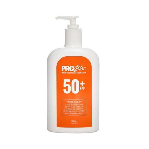 Pro Choice Pro-bloc 50+ Sunscreen X6 - SS500-50 PPE Pro Choice 500ML PUMP BOTTLE  