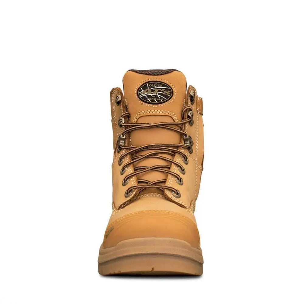 Oliver 150mm/6" Wheat Zip Sided Boot AT55 332Z Work Wear Oliver Shoes