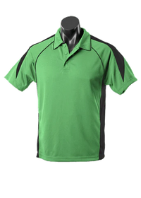 Aussie Pacific Men's Premier Polo Shirt 1301 Casual Wear Aussie Pacific Apple/Black S 