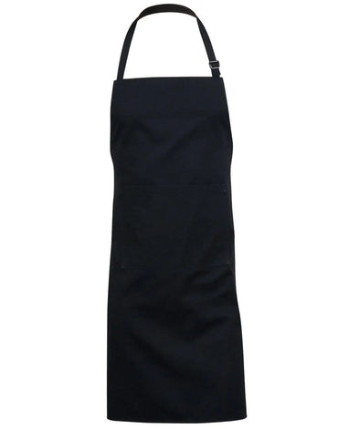 Bib Apron AP03 Hospitality & Chefwear Australian Industrial Wear Black W 70cm x H 86cm
