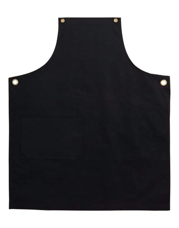 Brunswick Bib Apron M3200 Hospitality & Chefwear Australian Industrial Wear Black