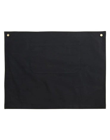 Fitzroy Half Waist Apron M3100 Hospitality & Chefwear Australian Industrial Wear 72cm x 54cm. Black