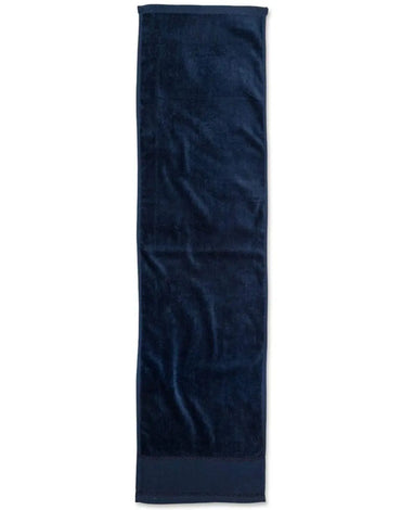 Fitness Towel TW05 Work Wear Australian Industrial Wear 110cm x 30cm Navy
